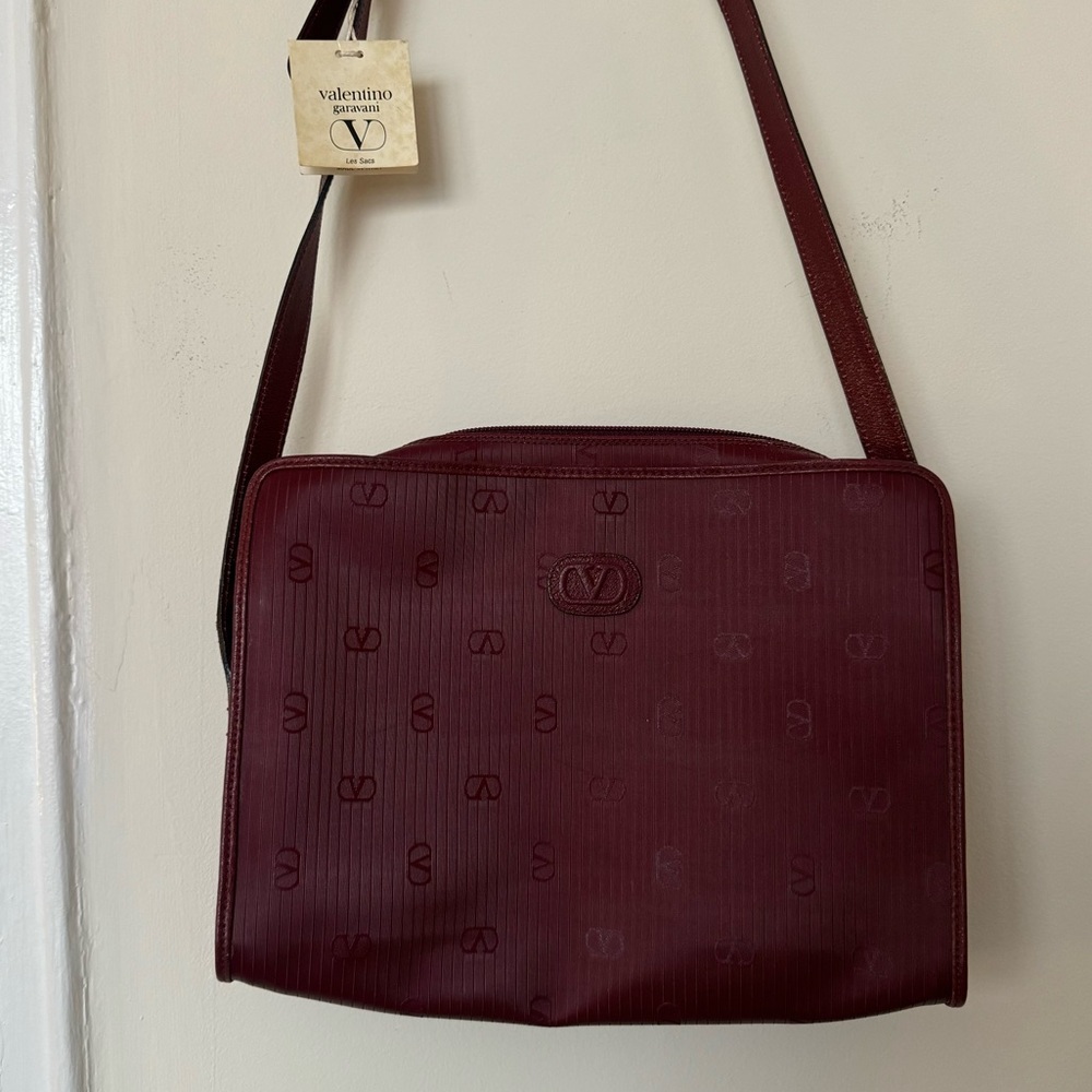 Vintage Valentino Burgundy Bag